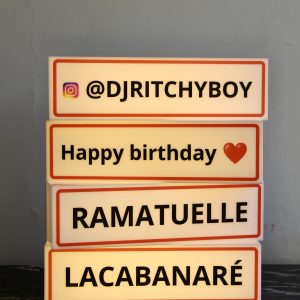 Lightboxe - personnalisée - Grande