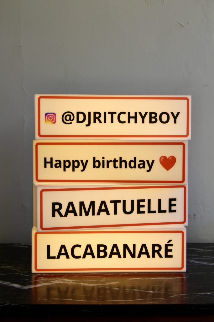 Lightboxe - personnalisée - Grande